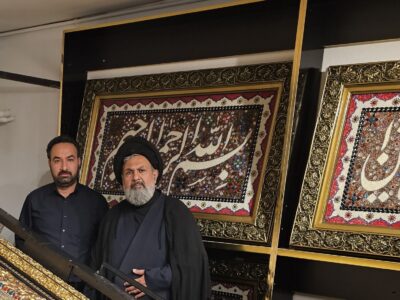 بازدید فقیه برجسته و نماینده مرکز فقهی جهان اسلام از قرارگاه فرهنگی اباصالح المهدی (عج) سادات جهان