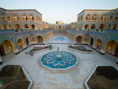 صحن حضرت زهرا(س) در نجف اشرف؛ تبلور هنر، ارادت و توان مهندسی ایرانیها