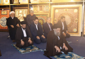 گزارش تصویری بازدید آیت الله موسوی جزایری، عضو مجلس خبرگان رهبری از قرارگاه فرهنگی اباصالح المهدی (عج)