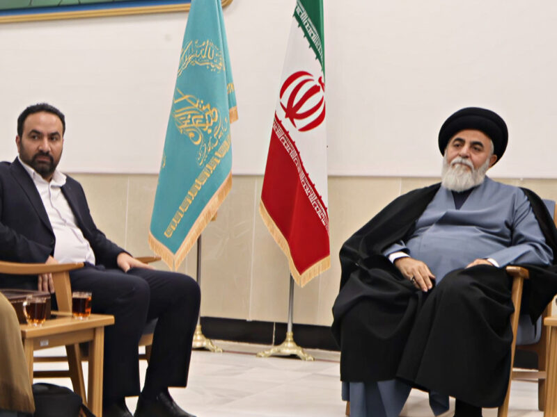 گزارش تصویری دیدار فرمانده قرارگاه فرهنگی اباصالح المهدی (عج) با تولیت مسجد مقدس جمکران
