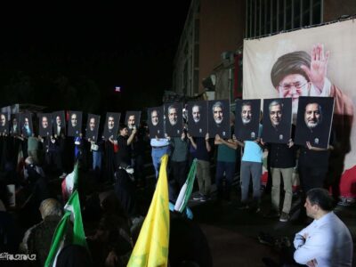 گزارش تصویری | صدوچهارمین تجمع شبانه میدان ولیعصر(عج)؛ تجدید بیعت مردم تهران با رهبر انقلاب