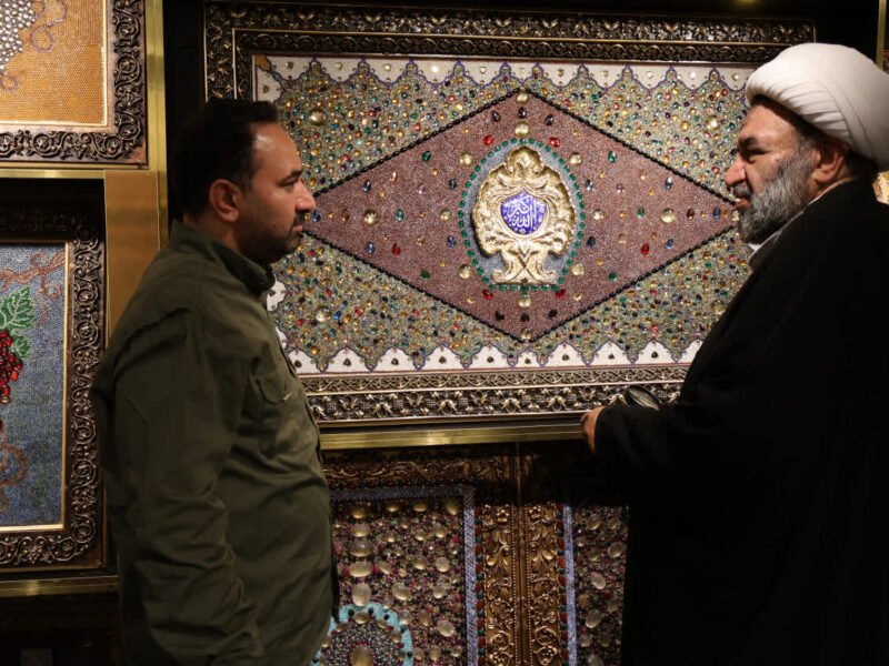 دیدار رئیس امور جذب و گزینش قوه قضاییه با فرمانده قرارگاه اباصالح المهدی(عج) سادات جهان