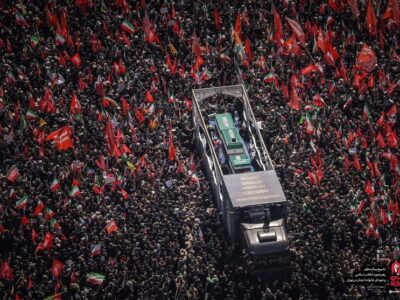 تصاویر/ بدرقه حماسی رهبر شهید انقلاب در تهران