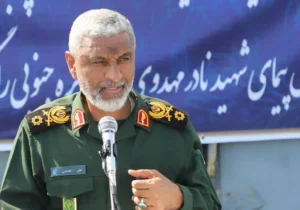 پیام سردار علی عظمایی، فرمانده نیروی دریایی سپاه به مناسبت دویستمین شب حضور و قیام مردم ایران: